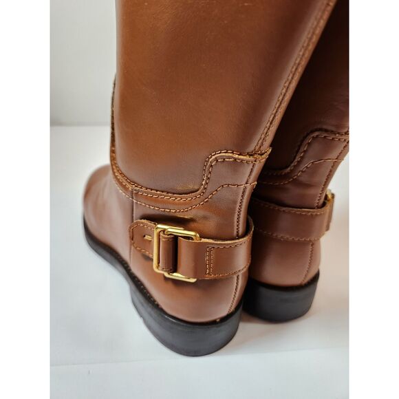 Franco Sarto Merina Riding Boots – Women’s 6 – Wide Calf – Cognac Brown - Picture 5 of 11